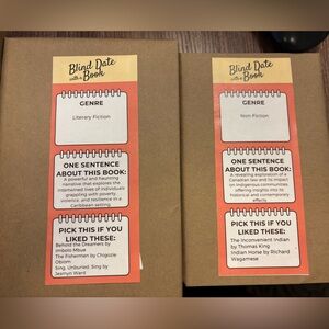 Blind date with a book! - 4 books!